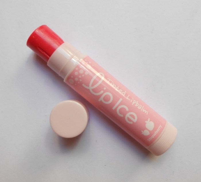Lip Ice Baby Pink Strawberry Tinted Lip Balm Review6