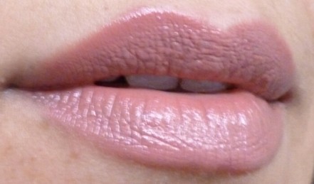 Make Up For Ever C211 Rose Wood Artist Rouge Creme Creamy High Pigmented Lipstick swatch on lips