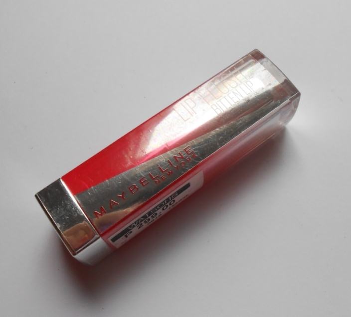 Maybelline RD02 Cherry Lip Flush Bitten Lips Lipstick outer packaging
