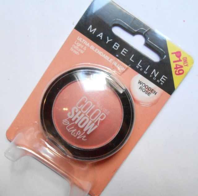 Maybelline Wooden Rose Color Show Blush outer packaging