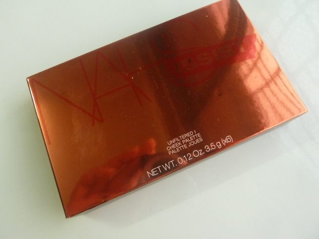 NARS Exhibit A Blush outer packaging