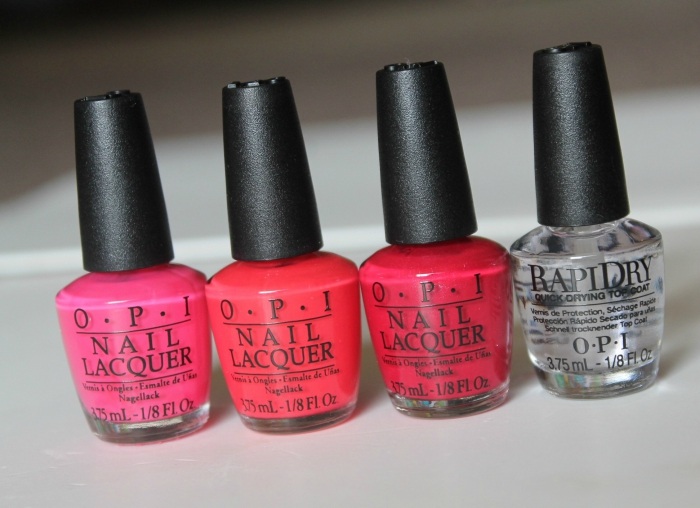 OPI Classic Nail Lacquer - Strawberry Margarita and Cajun Shrimp Review2