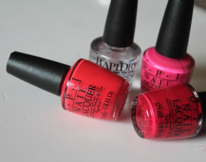 OPI Classic Nail Lacquer - Strawberry Margarita and Cajun Shrimp Review5