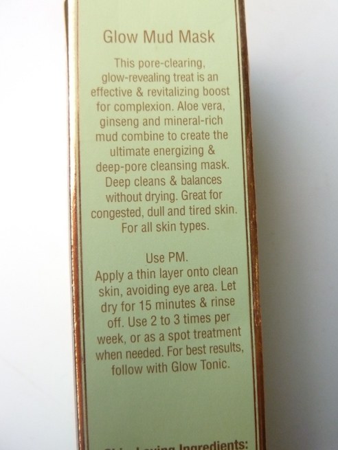 Pixi Glow Mud Mask product description'