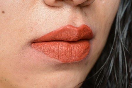 Sephora Collection Cream Lip Stain - 25 Coral Sunset Review7