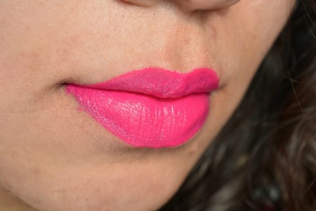 Sephora Collection Luster Matte Long-Wear Lip Color - Magenta Luster Review6