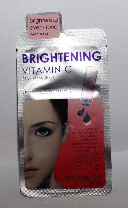 Skin Republic Brightening Vitamin C Face Mask Sheet Review