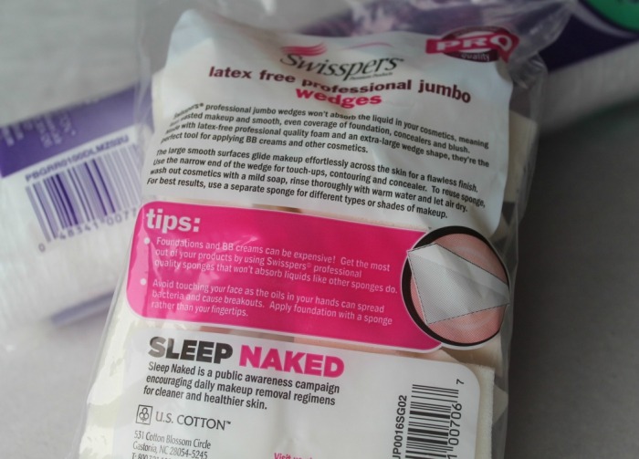 Swisspers Latex-Free Professional Cosmetic Wedges and 100% Cotton Rounds Review2