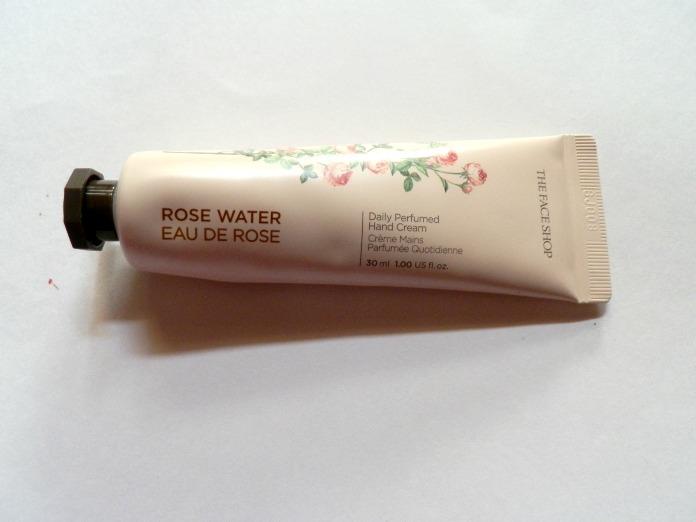 The Face Shop Rose Water Daily Perfumed Hand Cream packaging