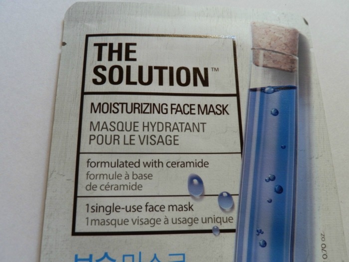 The Face Shop The Solution Moisturizing Face Mask Review1