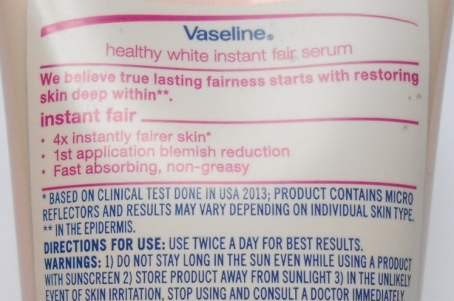 vaseline-healthy-white-4x-instant-fair-serum-product-description
