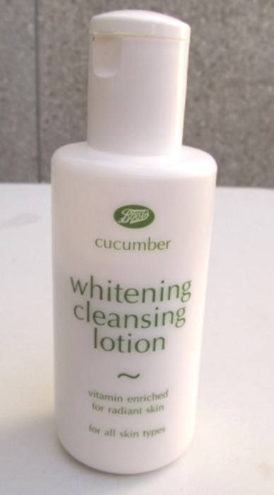 Boots Cucumber Whitening Cleansing Lotion Review1