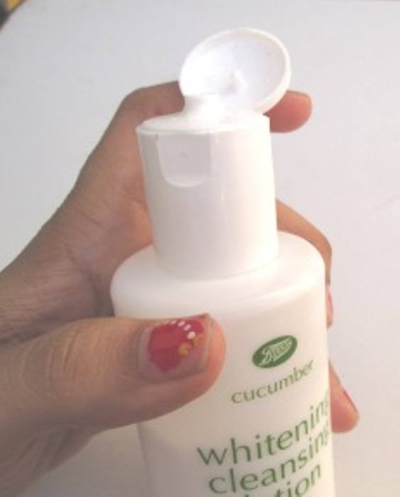 Boots Cucumber Whitening Cleansing Lotion Review3