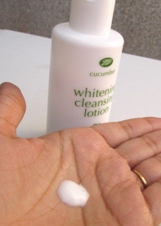 Boots Cucumber Whitening Cleansing Lotion Review4