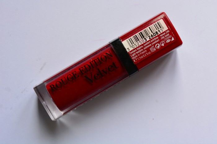 Bourjois Paris Rouge Edition Velvet Lipstick - 08 Grand Cru Review