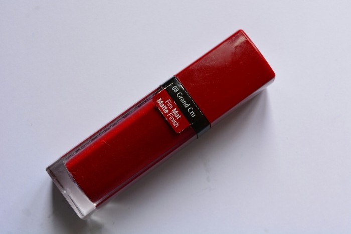 Bourjois Paris Rouge Edition Velvet Lipstick - 08 Grand Cru Review2