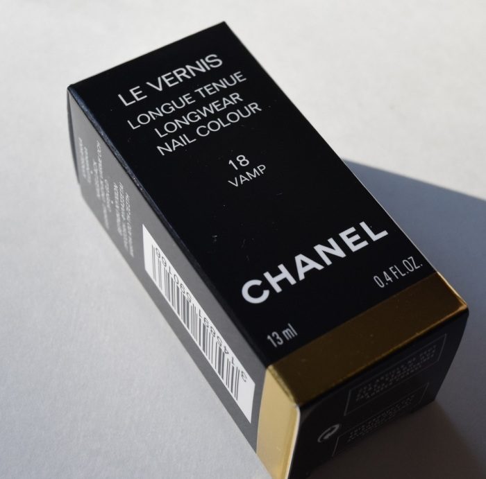 Chanel Le Vernis Longwear Nail Colour - #18 Vamp Review2