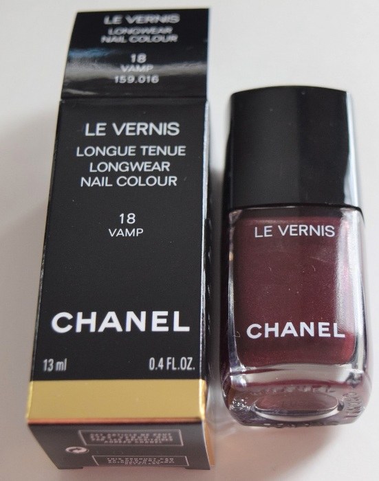 Chanel Le Vernis Longwear Nail Colour - #18 Vamp Review