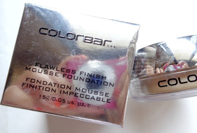 Colorbar Flawless Finish Mousse Foundation outer packaging