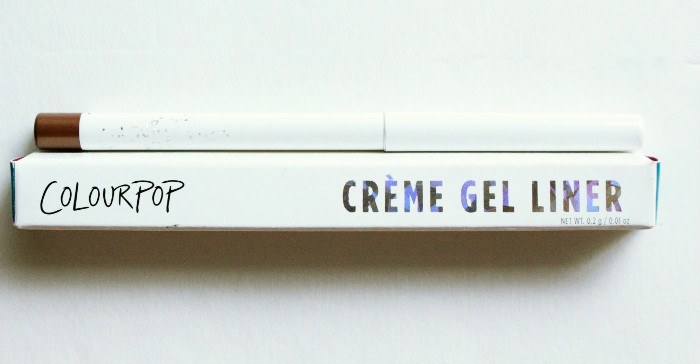ColourPop Over Board Liner Creme Gel Pencil packaging