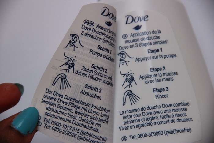 Dove Shower Foam Deep Moisture Foaming Body Wash Review4