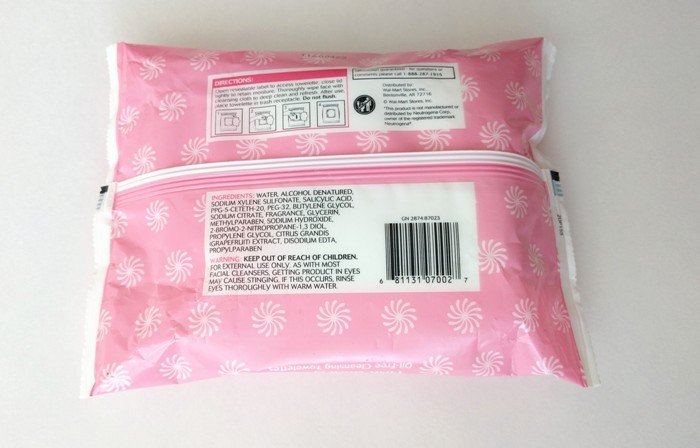 Equate Beauty Pink Grapefruit Oil-free Cleansing Towelettes Review1