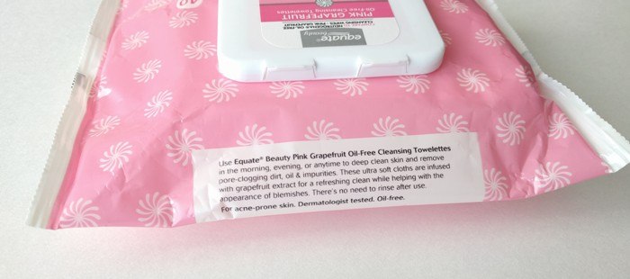 Equate Beauty Pink Grapefruit Oil-free Cleansing Towelettes Review4