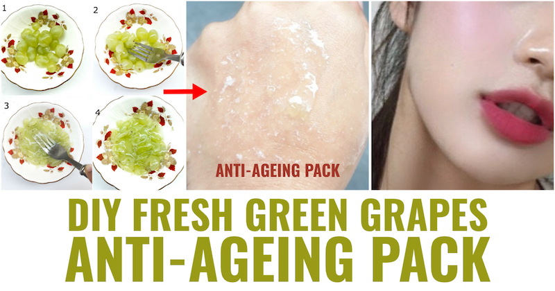 Fresh Green Grapes Anti Ageing Pack
