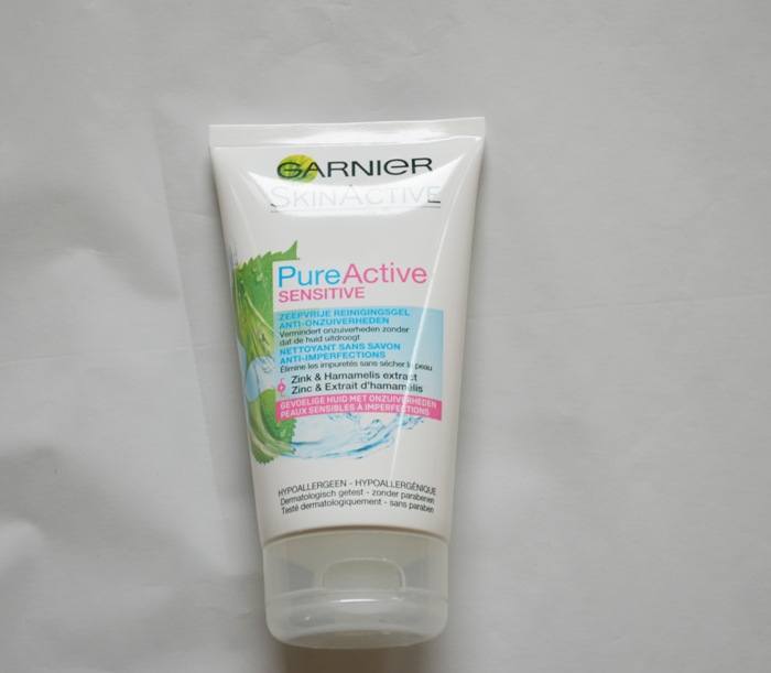 Garnier Pure Active Sensitive Anti-Blemish Soap-free Gel Wash Review5