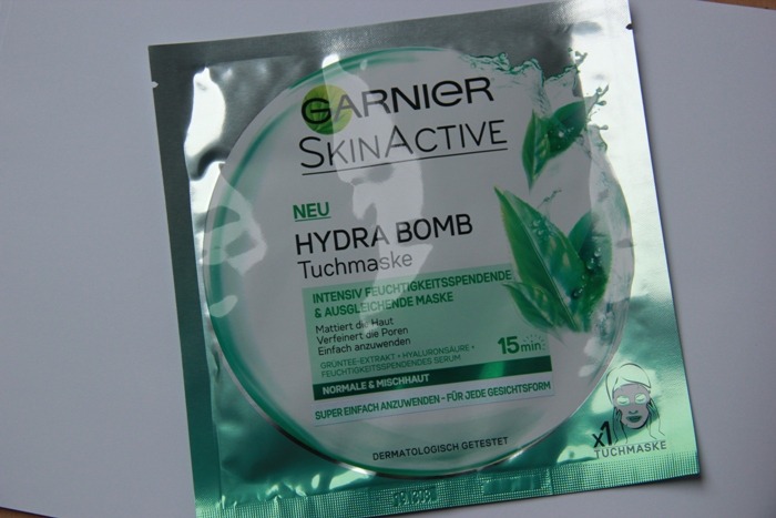 Garnier Skin Active Hydra Tissue Mask - Green Tea Review