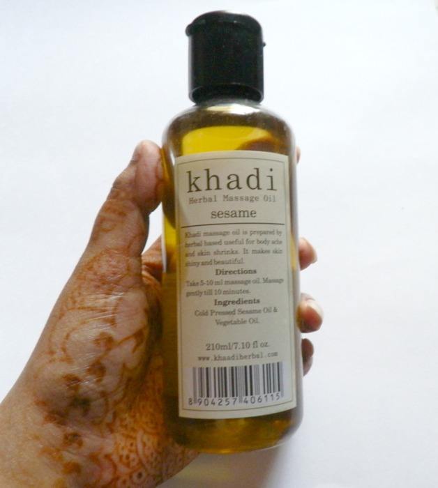 Khadi Herbal Sesame Massage Oil Review