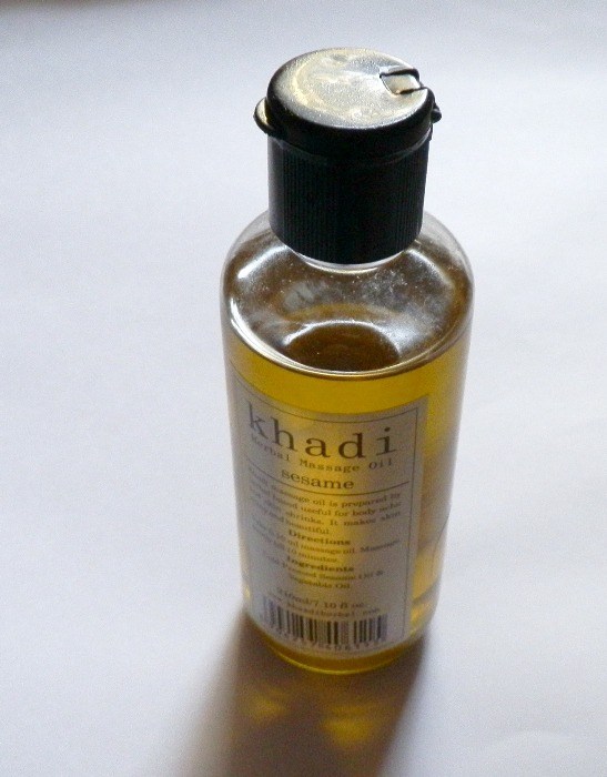 Khadi Herbal Sesame Massage Oil Review3