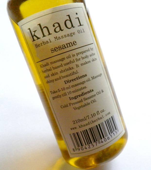 Khadi Herbal Sesame Massage Oil Review4