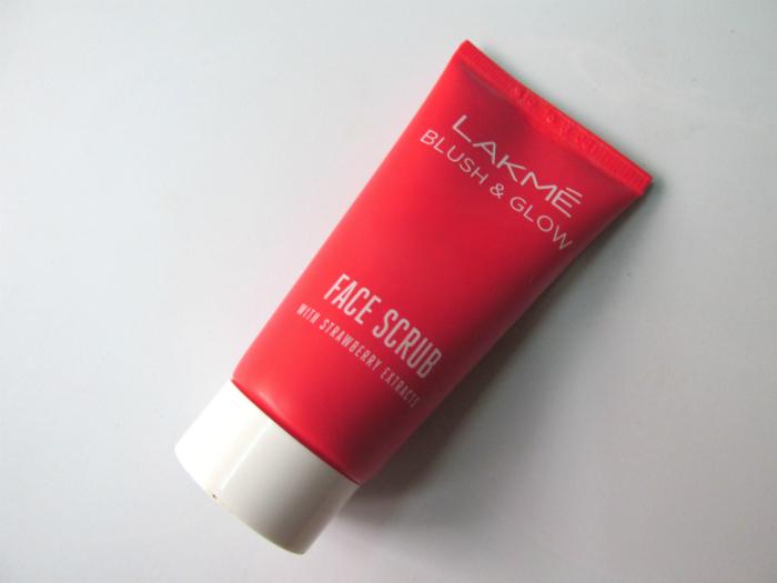 Lakme Blush and Glow Strawberry Face Scrub Review