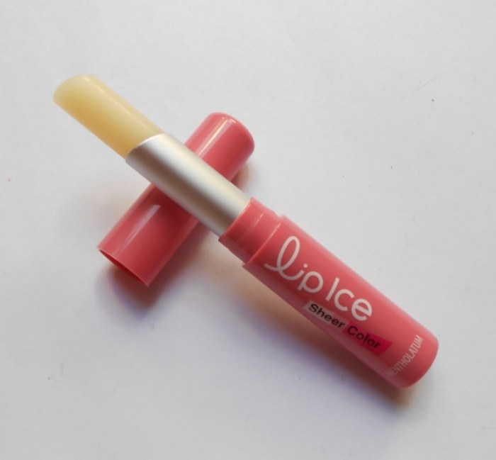 Lip Ice Sheer Color Beeswax and Argan Oil Lip Balm - Strawberry Review6