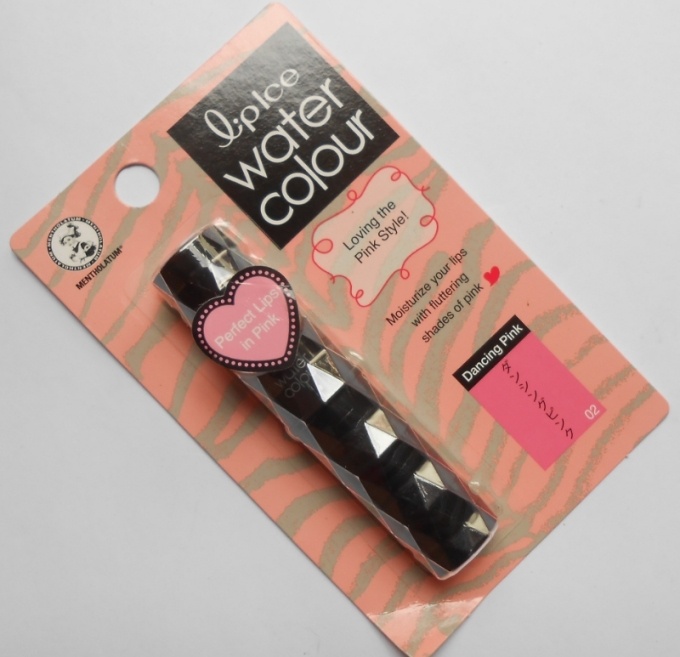 LipIce Dancing Pink Water Colour outer packaging