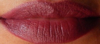 Lotus Herbals Raisin Rum Pure Colors Lipstick lip swatch
