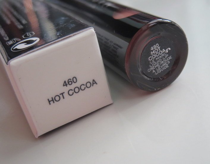 Marc Jacobs 460 Hot Cocoa Le Marc Liquid Lip Creme label