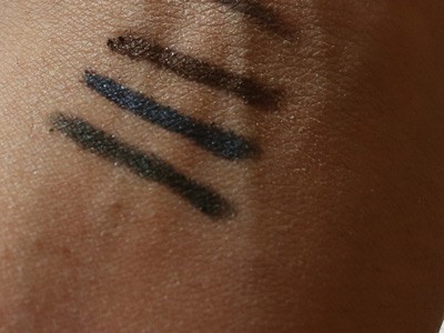 Marc Jacobs Highliner Gel Eye Crayon Eyeliner - Midnight in Paris, Brown(out), O(vert) swatches