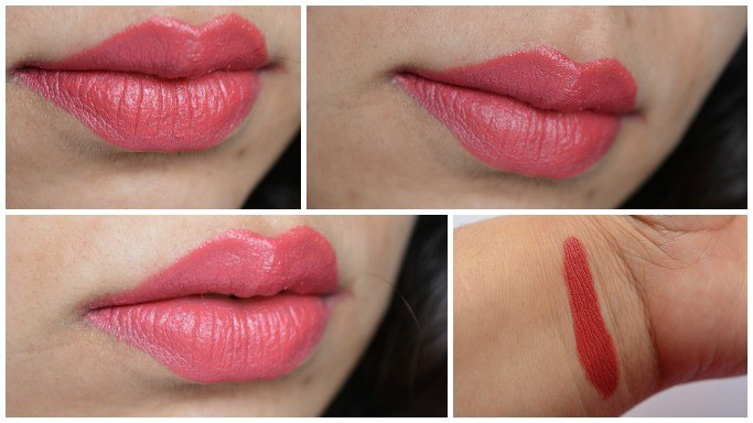 Marc Jacobs Je T'Aime 238 Le Marc Lip Creme Lipstick lip swatches