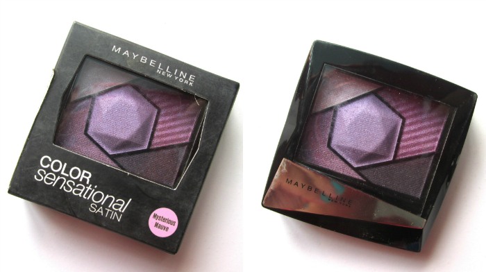 Maybelline Color Sensational Satin Eyeshadow Palette - Mysterious Mauve Review, EOTD2