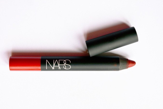 NARS Infatuated Red Velvet Matte Lip Pencil Review