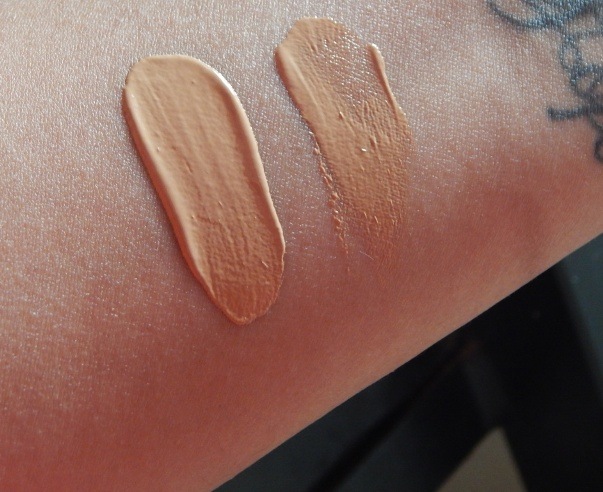 Natio Invisible Blend Foundation swatches