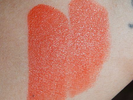 Note Cosmetics Rich Color Lipstick - Top Orange Review6