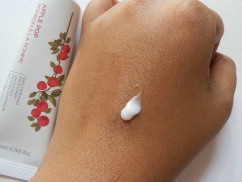 The Face Shop Apple Pop Daily Perfumed Hand Cream swatch