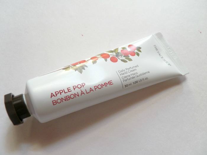 The Face Shop Apple Pop Daily Perfumed Hand Cream tube