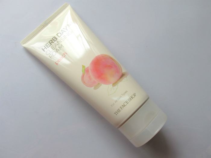 The Face Shop Herb Day 365 Cleansing Foam - Peach Review