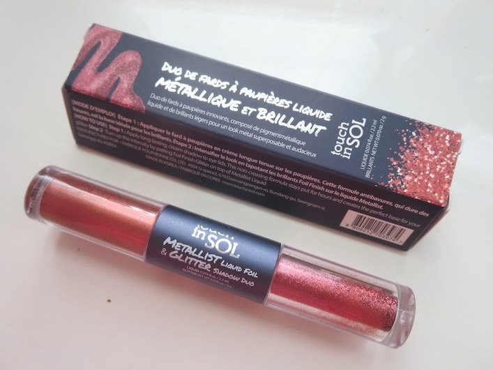 Touch In Sol Adelio Metallist Liquid Foil and Glitter Eye Shadow Duo Review