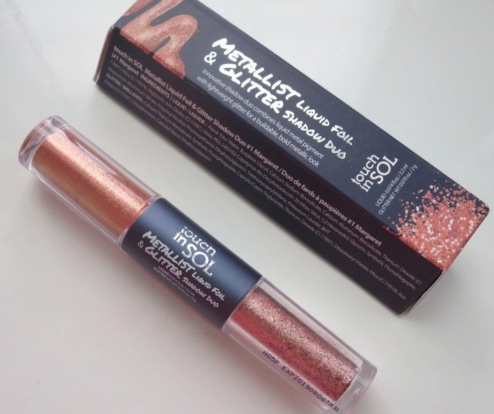 Touch In Sol Margaret Metallist Liquid Foil and Glitter Eye Shadow Duo Review
