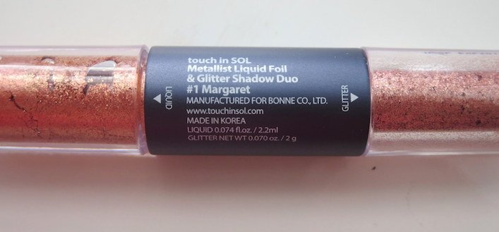 Touch In Sol Margaret Metallist Liquid Foil and Glitter Eye Shadow Duo